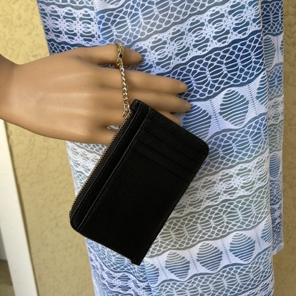 Kate Spade Darcy Medium L-Zip Card Holder Black - Picture 15 of 15